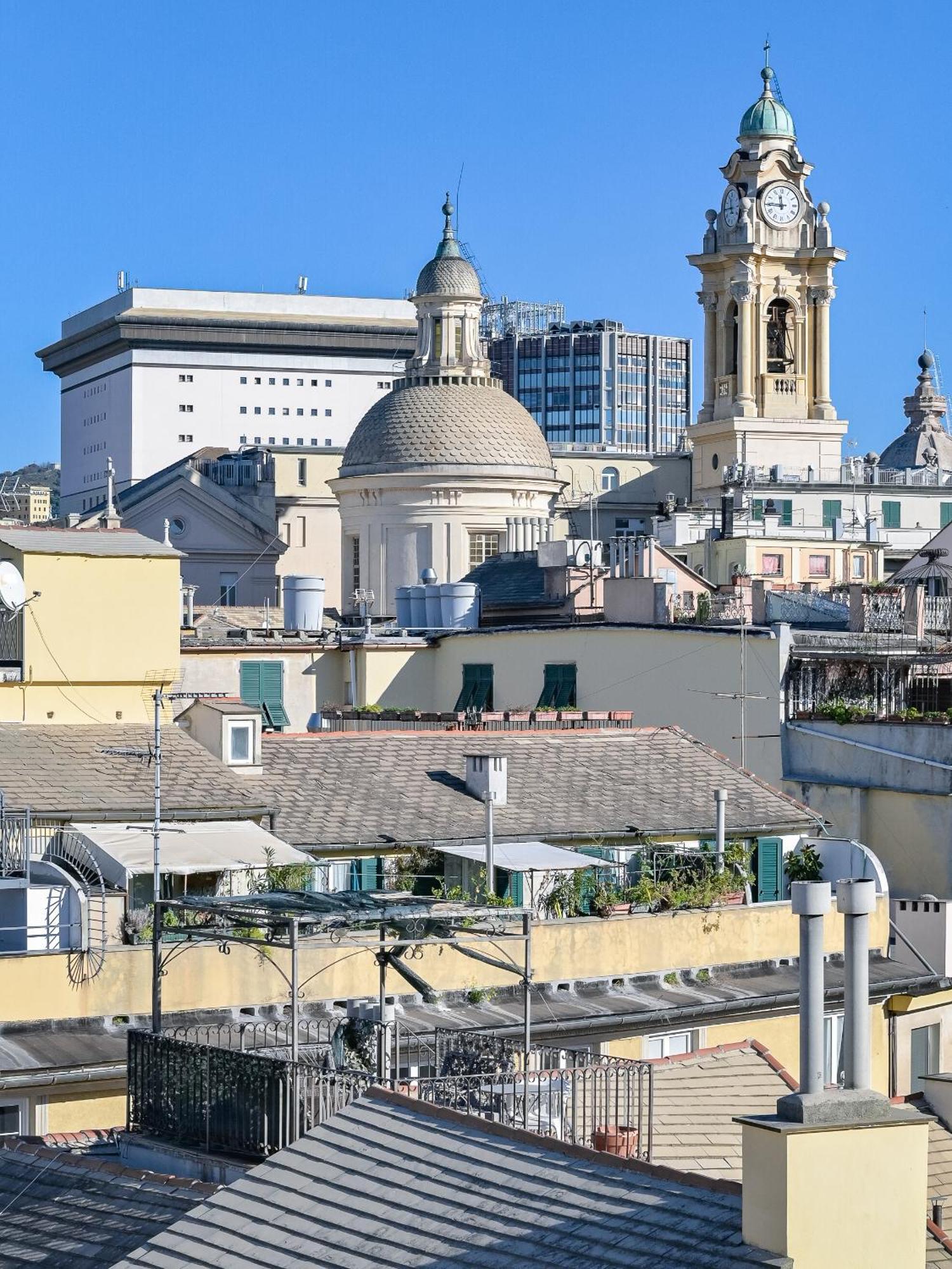 Lovely Room On Rooftops - Genovainrelax Exterior foto